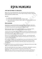 Eşya Hukuku Notu.pdf